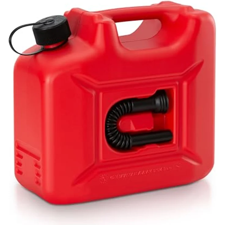 hünersdorff Kraftstoff-Kanister PROFI 10l für Benzin, Diesel und andere Gefahrgüter, UN-Zulassung, made in Germany, -geprüfte Produktion, rot – Bild 11
