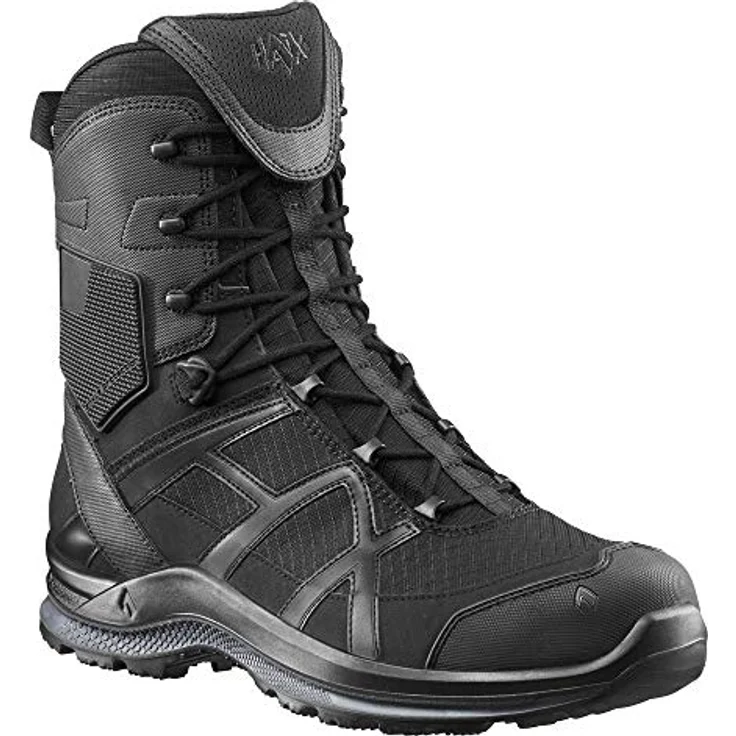 HAIX® Black Eagle Athletic 2.0 T high, Arbeitsschuhe mit GORE-TEX® Futter, Sidezipper und rutschfester Sohle, schwarz, Gr. 12 – Bild 1