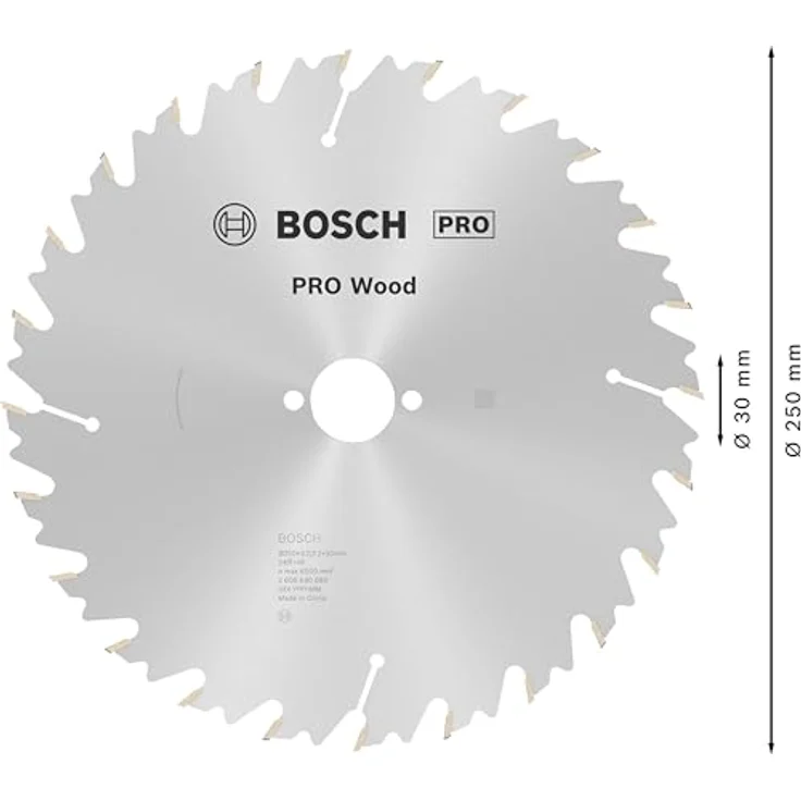 Bosch Professional Kreissägeblatt Speedline Wood zum Sägen in Holz für Tischkreissägen (Ø 250 mm) – Bild 3