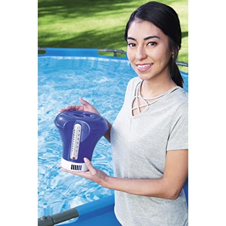 Bestway Flowclear Dosierschwimmer mit Thermometer, sortiert – Bild 5