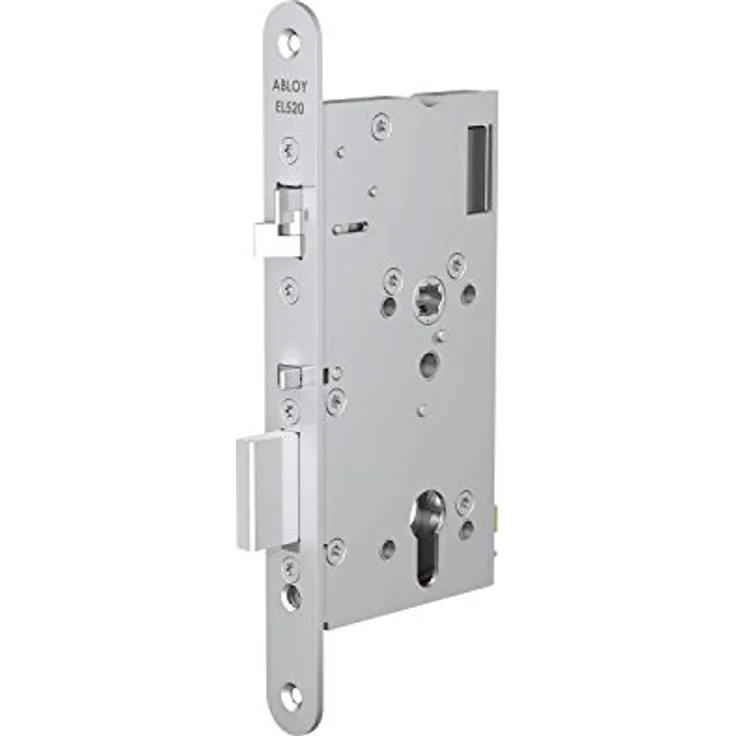 Assa Abloy Elektro-Sicherheitsschloss EL 520, DM 65, Stulp 20x235 mm, verchromter Stahl/Edelstahloptik