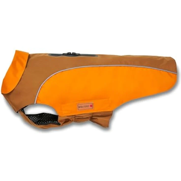 Wolters Cat & Dog Regenjacke Easy Rain, 38 cm, braun/orange, Rundhalsausschnitt