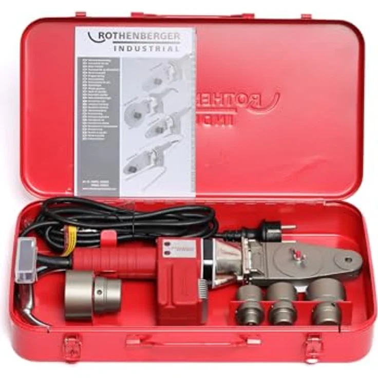 Rothenberger Industrial Muffenschweißgerät als 10 teiliges Set im Transportkoffer - 650 Watt; Arbeitstemperatur: 260°C - 36051 – Bild 2