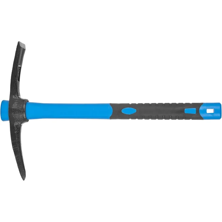 TRIZERATOP Mini Kreuzhacke, Gartenhacke mit Fiberglasstiel und 500g Klinge für Bau- und Renovierungsarbeiten