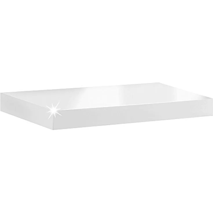 BIG BOY Wandregal 570x250x50 mm weiß hochglanz – Bild 2