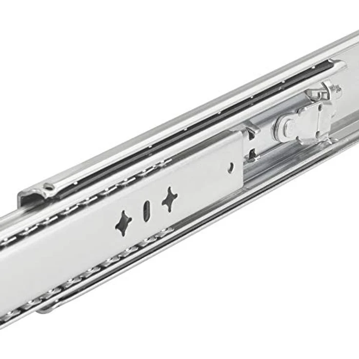 SOTECH Schwerlastauszug KV2-100-H53-L850-LC, kugelgelagert mit Einrastfunktion, 850 mm, 100 kg Tragfähigkeit, Stahl verzinkt – Bild 3