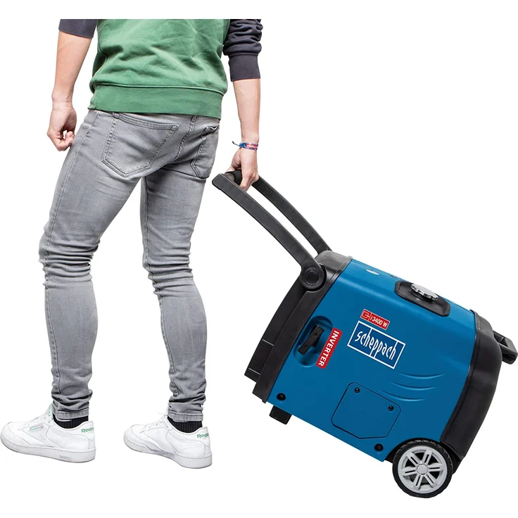 Scheppach Inverter Stromerzeuger SG3400i 3400 W 4-Takt Benzinmotor Fernsteuerung – Bild 4