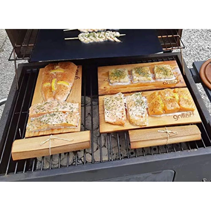 grillart Zedernholzbretter 6er Set – Bild 6