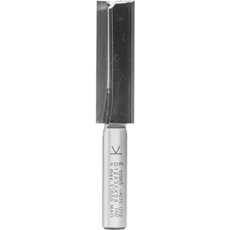 ENT 10965 Nutfräser HW, Schaft 8 mm, Durchmesser 12 mm, Nutzlänge 38 mm, für Harthölzer und Holzwerkstoffe – Bild 5