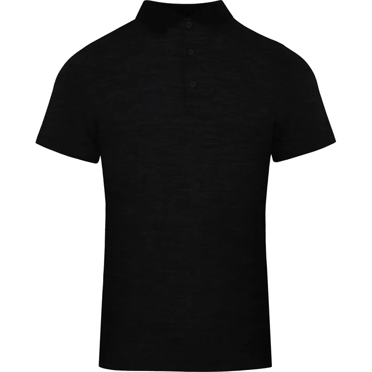 Normani Merino Polo-Shirt „Nowra“ - 9235, Herren Arbeitshemd, Schwarz, 3XL, hervorragende Thermoregulierung, geruchsneutral und antibakteriell, ergonomischer Schnitt