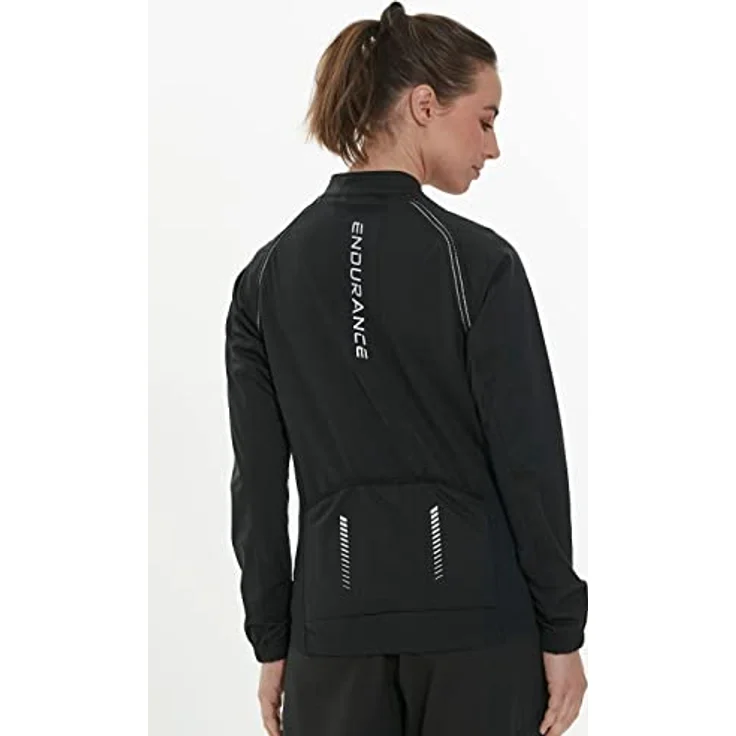 ENDURANCE Softshelljacke Wadie mit praktischen Reflektoren, Damen Radjacke, Unifarbe – Bild 2