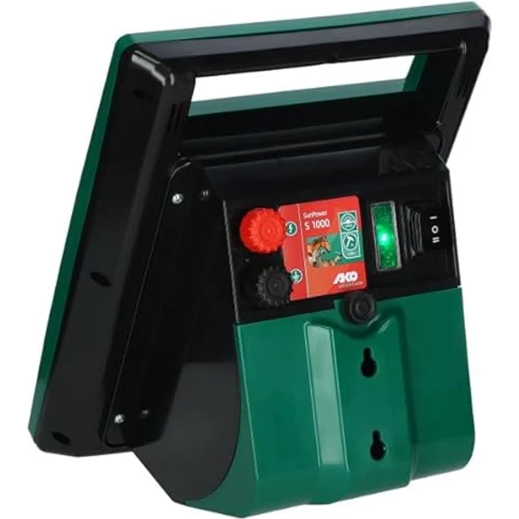 AKO Sun Power S1000, Solarpanel mit monokristallinen Solarzellen, 4 Ausgänge, IP67 Schutzart – Bild 1