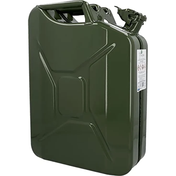 UniTEC Autoteile Unitec Benzinkanister 20 l, Stahlblech'' ''olivgrün'' – Bild 2