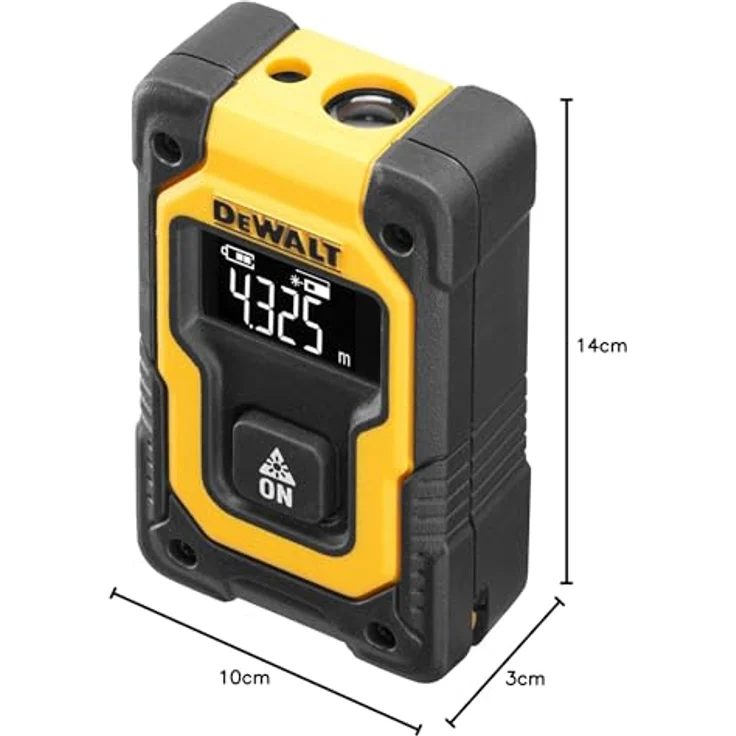 16m Laserentfernungsmesser DW055PL Taschenformat mit Ein-Knopf-Klick-Messung USB-Anschluss – Bild 6