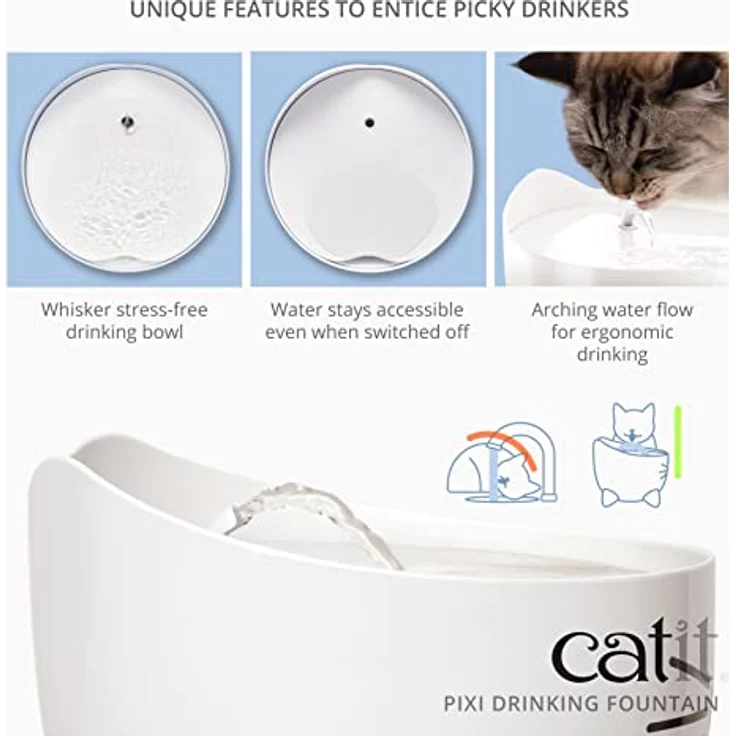 Catit Pixi Trinkbrunnen (2.50 l), Futternapf - Preisvergleich – Bild 4