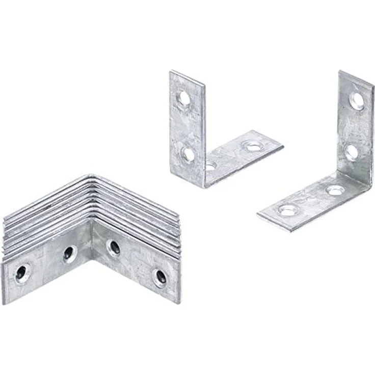 BGS Diy 80944 | Stuhlwinkel | 40 x 40 x 15 mm | 12-tlg. – Bild 1