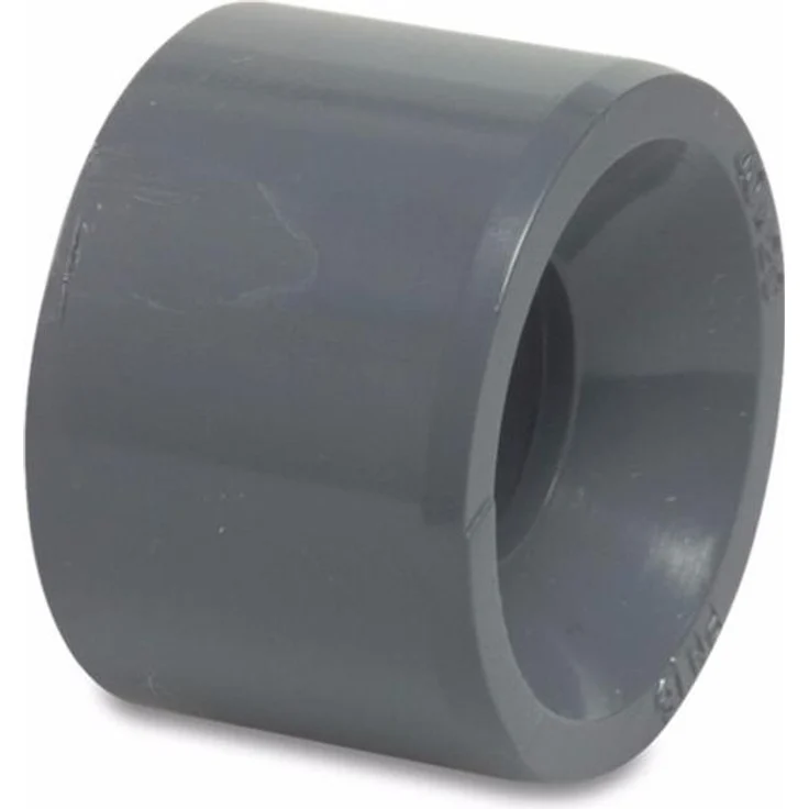 Mega Group Mega Reduzierstück PVC-U 90 mm x 75 mm Klebestutzen x Klebemuffe, 16 bar, grau для Poolmontage