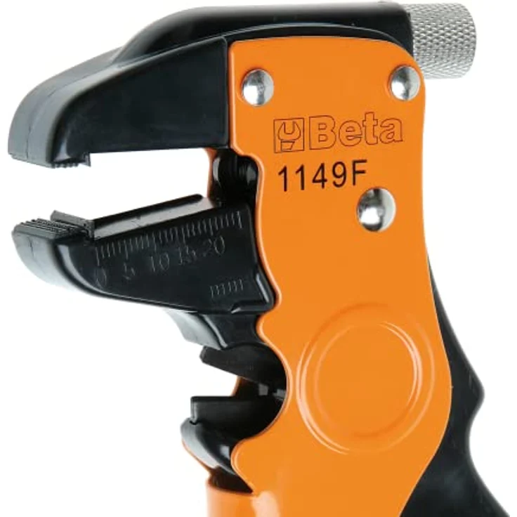 Beta-Werkzeuge 1149  F VORNE Abisolieren Zangen  -  Schwarz-Orange – Bild 3