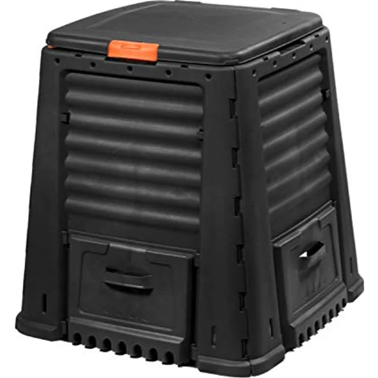 Keter 17186236 Komposter E-Composter 470 L, Kunststoff, schwarz – Bild 2