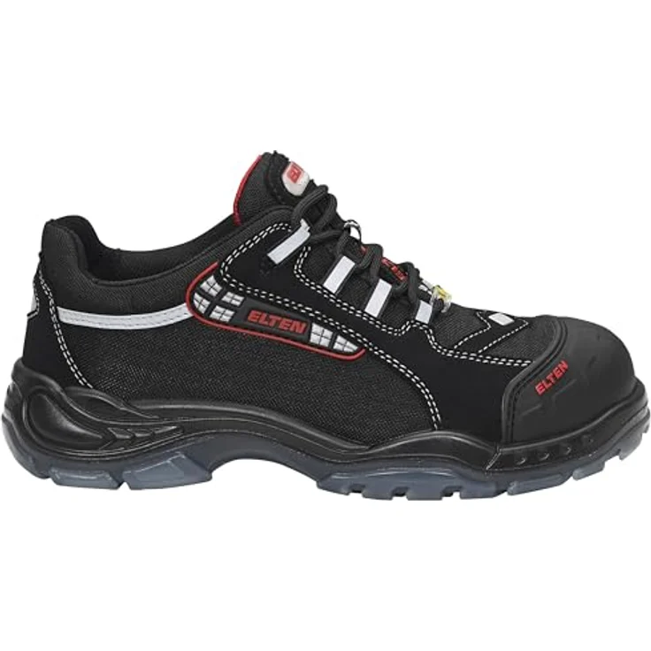 ELTEN Sicherheitsschuh Halbschuh SENEX Pro ESD, S3, Geschlossene, gepolsterte Lasche, Größe 39, Schwarz – Bild 3