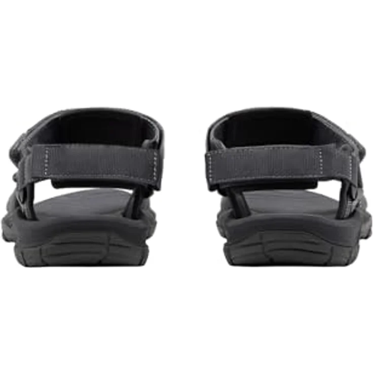 Jack Wolfskin Lakewood Ride Sandal M, Sicherheitssandalen für Herren, Schwarz, (45.5) mit verstellbaren Riemen und weichem EVA-Fußbett – Bild 4