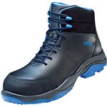 Atlas Schuhe SL 845 XP blue, Sicherheitsschuh mit Alu-tec® Aluminiumkappe, öl- und säurebeständig, S3 SRC, schwarz/blau