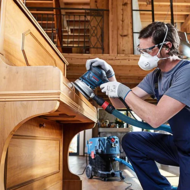 Bosch Professional Schleifblatt für Exzenterschleifer Holz und Farbe (5 Stück, Ø 150 mm, Körnung 180, C430) – Bild 6