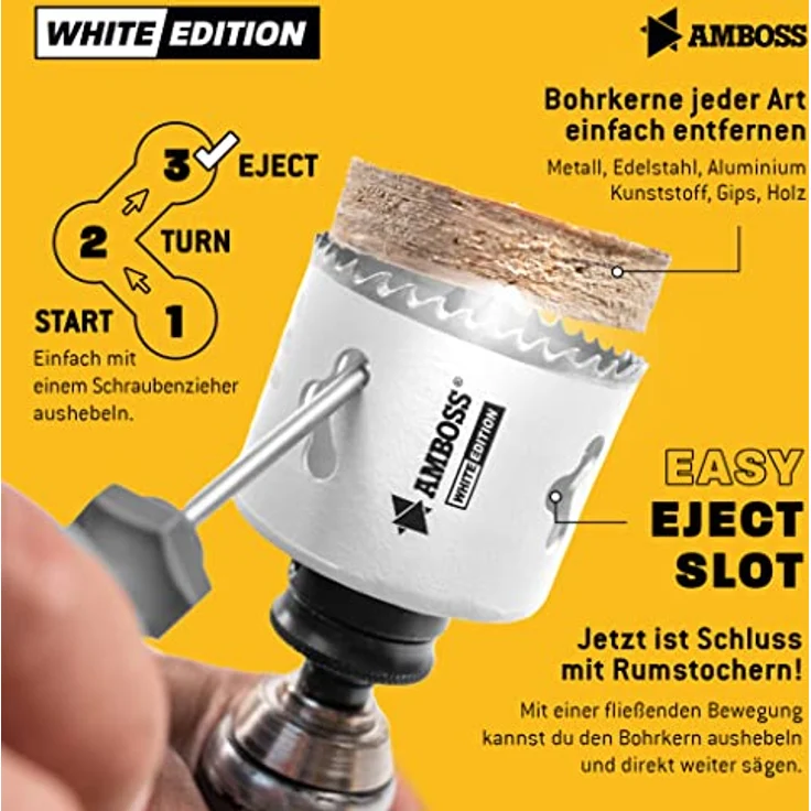 52 mm Amboss Bi-Metall HSS M42 Lochsäge – Bild 4