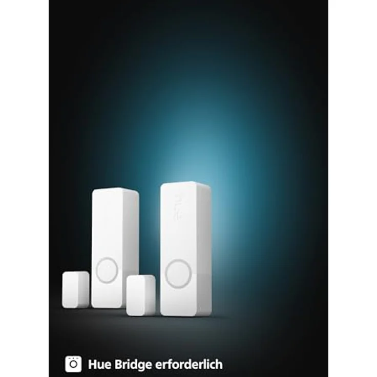 Philips Hue Secure Smart Home Kontaktsensor Doppelpack für Türen und Fenster, einfache Installation, Smart Home Security und Lichtsteuerung mit nur Einer App Bridge erforderlich, weiß – Bild 3