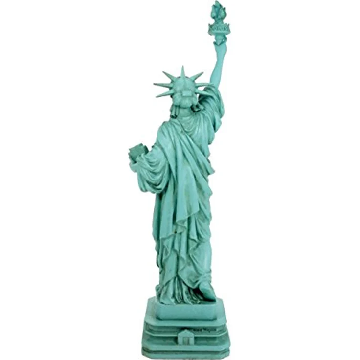 Freiheitsstatue Statue of Liberty grün 32 cm New York Figur Skulptur Deko – Bild 5