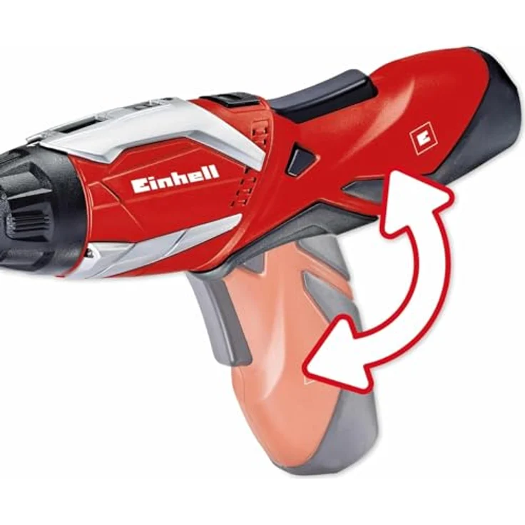 Einhell Akku Knick Schrauber Set TE-SD 3,6 Li (Lithium Ionen, 3,6 V, 1,5 Ah, 3,5 Nm, 2x LED-Licht, Ladegerät, 32 tlg. Bitset, Aufbewahrungsbox) – Bild 4