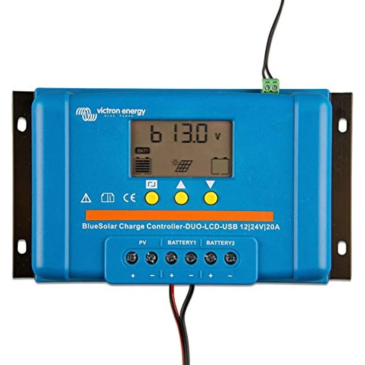 Victron Energy BlueSolar DUO PWM LCD&USB Laderegler 12/24V 20A für zwei Batterien mit Temperaturüberwachung und Überlastschutz – Bild 4