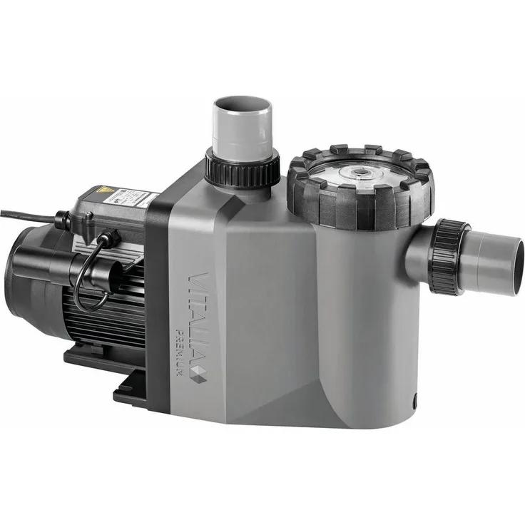 Speck Vitalia Premium 7W, Pool-Filterpumpe mit 7 m³/h Förderleistung, einphasig, energieeffizient IE3, automatische Überhitzungsschutz, 3 Jahre Garantie