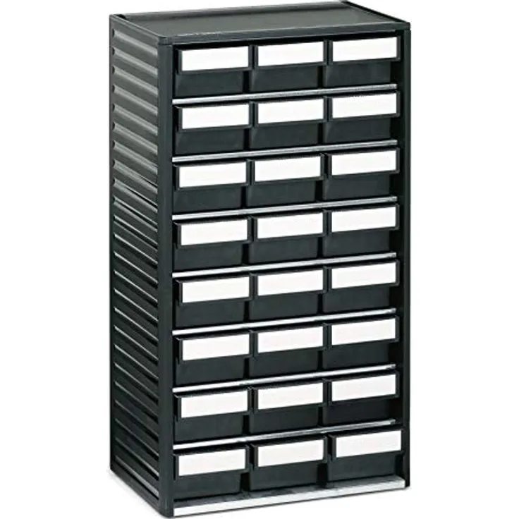 Treston ESD-Kleinteilemagazin 554-4ESD, BxTxH 310x180x550 mm