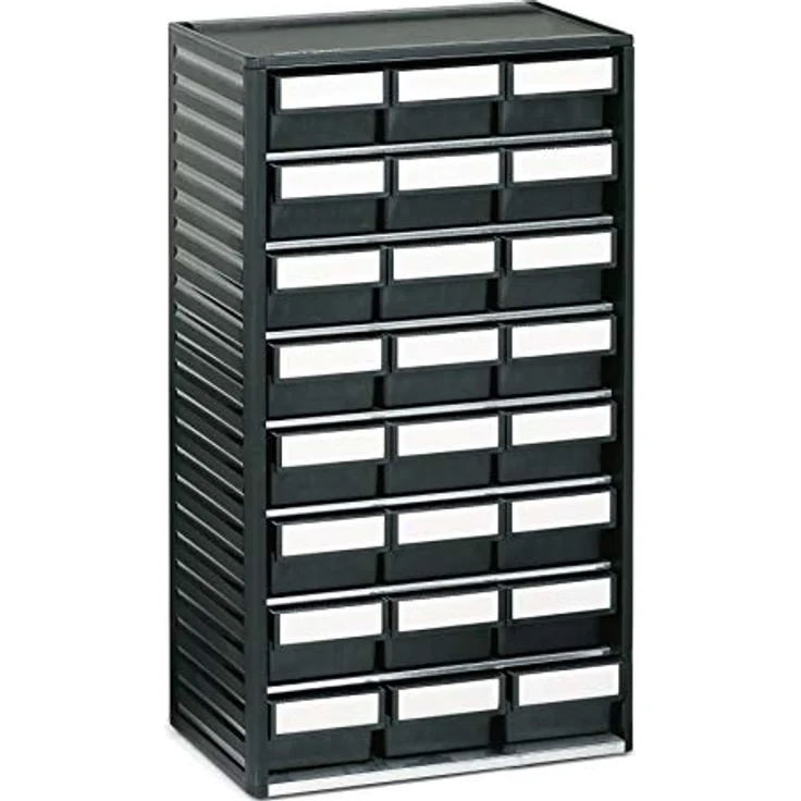 Treston ESD-Kleinteilemagazin 554-4ESD, BxTxH 310x180x550 mm – Bild 1