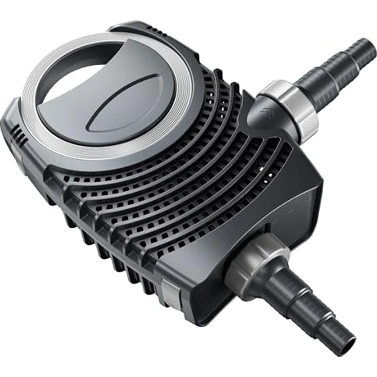 SunSun NEO-10000 SuperECO Teichpumpe, 10.000 l/h, 80 W, energiesparende Filter-, Bachlauf- und Skimmerpumpe für Gartenteiche – Bild 1