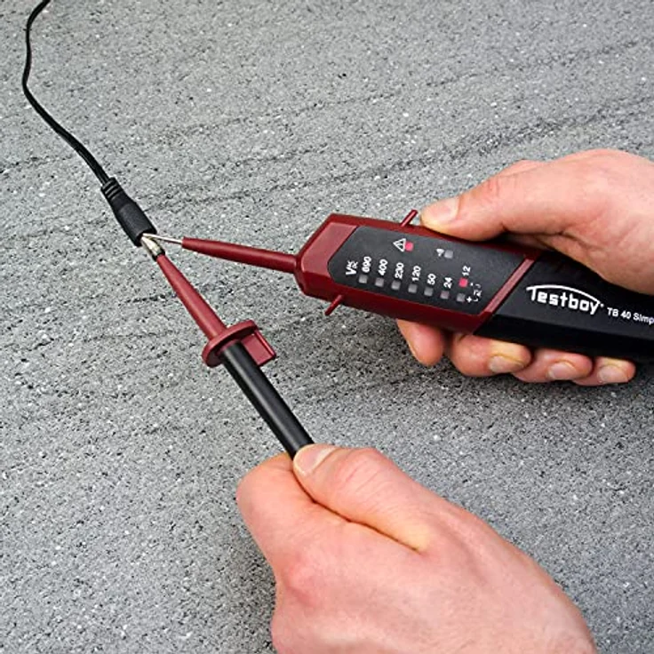 Testboy 40 Simple Zweipoliger Spannungsprüfer mit LED-Anzeige – Bild 3