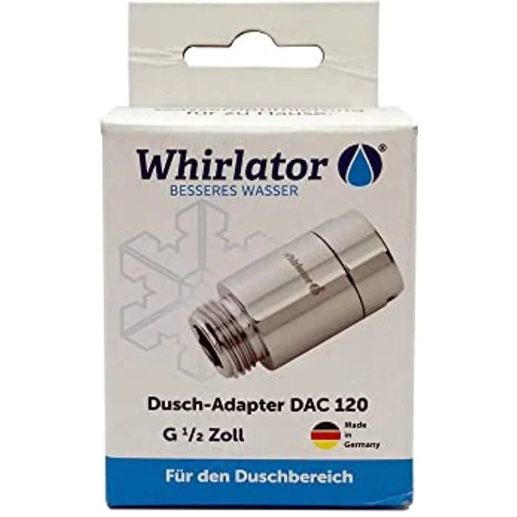 Whirlator Whirlator für die Dusche - Wasserverwirbelung zum Wohlfühlen - kompakte Bauform, hervorragende Verwirbelung, passend an 1/2", Durchfluss ca. 9,3 l/min bei 3,5 bar – Bild 2