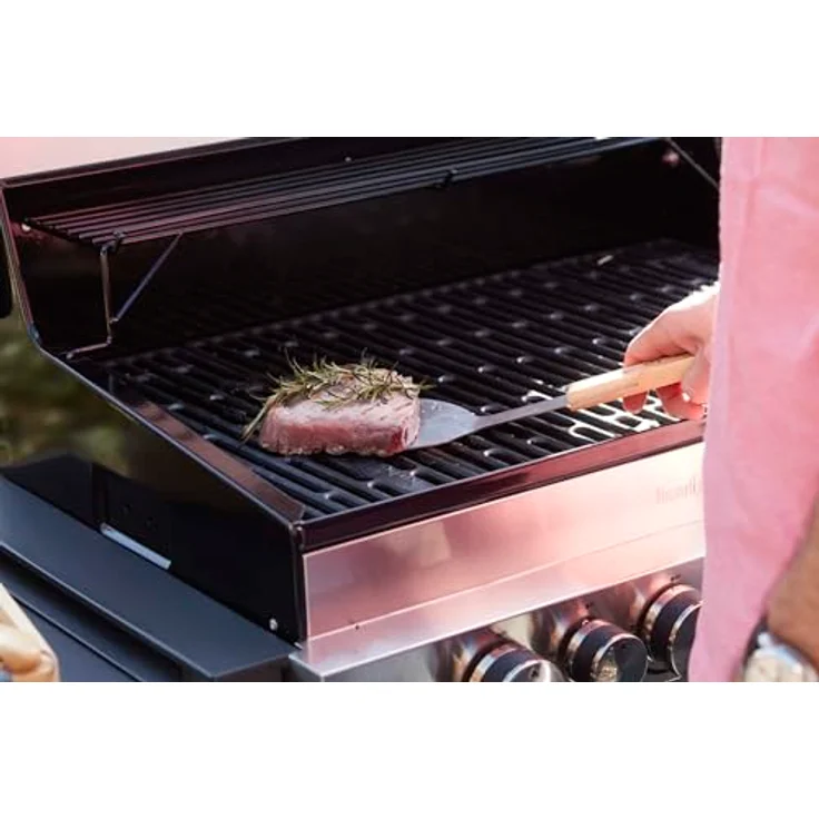 Barbecook 223.2005.055 Grillwender Grillschaber, Edelstahl, 31 cm, grau, beige – Bild 8