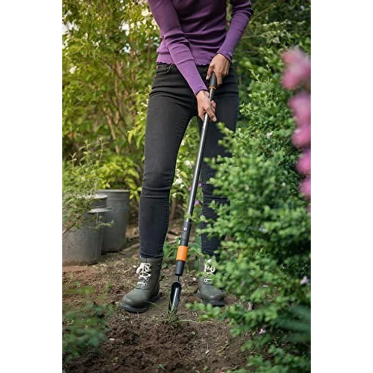 Fiskars Unkrautstecher, Werkzeugkopf, Breite: 3,5 cm, Stahl-Kopf, Schwarz-Orange, QuikFit, 1000731 – Bild 6