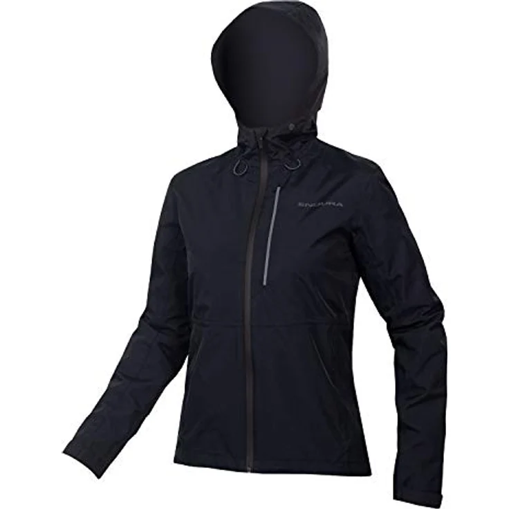 Endura Hummvee WP, Damen Velojacke, wasserdichtes 2-Lagen-Gewebe, Schwarz, Größe S – Bild 1