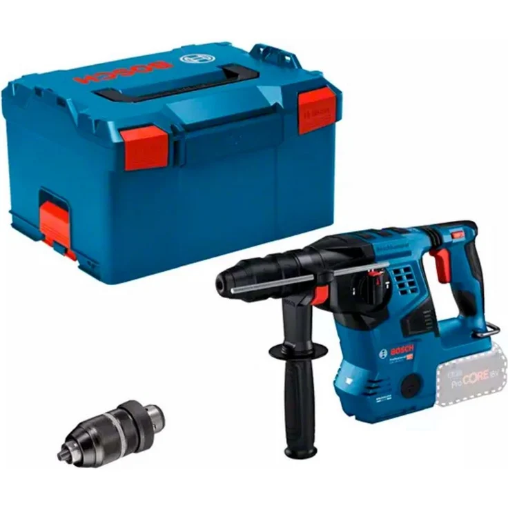 BOSCH Bohrhammer Akku-Bohrhammer GBH 18V-28 CF Professional solo, 18Volt - KickBack Control, Vibration Control, bürstenloser Motor, Bluetooth Connectivity, LED-Lampe – Bild 1