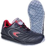 Cofra 78430-000.W43 MEAZZA S1 P SRC Sicherheitsschuhe, Schwarz/Rot, Größe 43