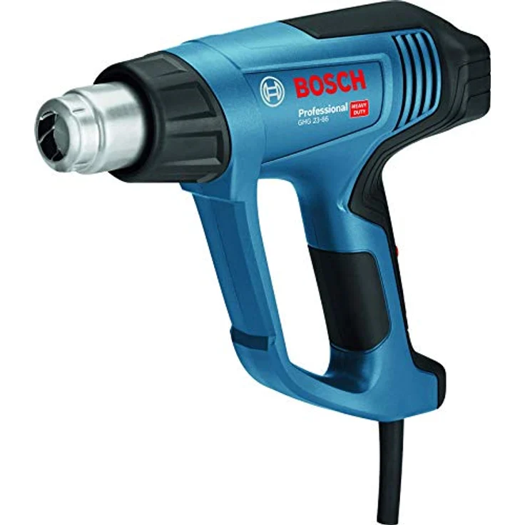 Bosch Professional Heißluftpistole GHG 23-66 (2.300 Watt, Temperaturbereich 50-650 °C, Display, 2 Düsen, in Tragetasche) – Bild 2