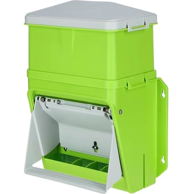 Kerbl SmartCoop Futterautomat mit Schutzklappe, 7,5 kg, Futternapf für Haustiere – Bild 3