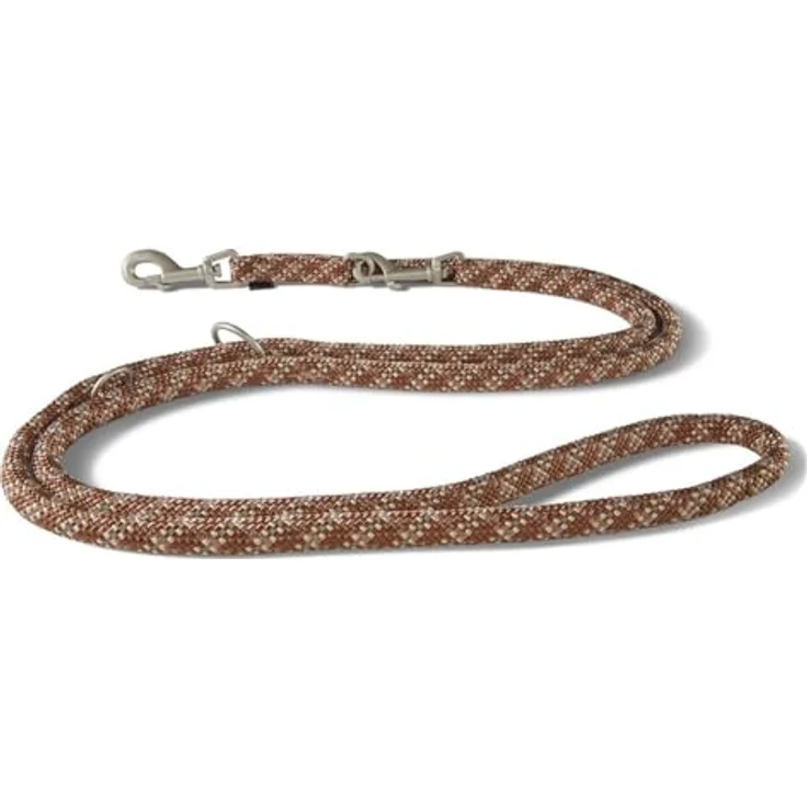 Wolters Hundeleine Everest, reflektierend, 2,00 m lang, tabac/sand, robustes Taumaterial – Bild 1