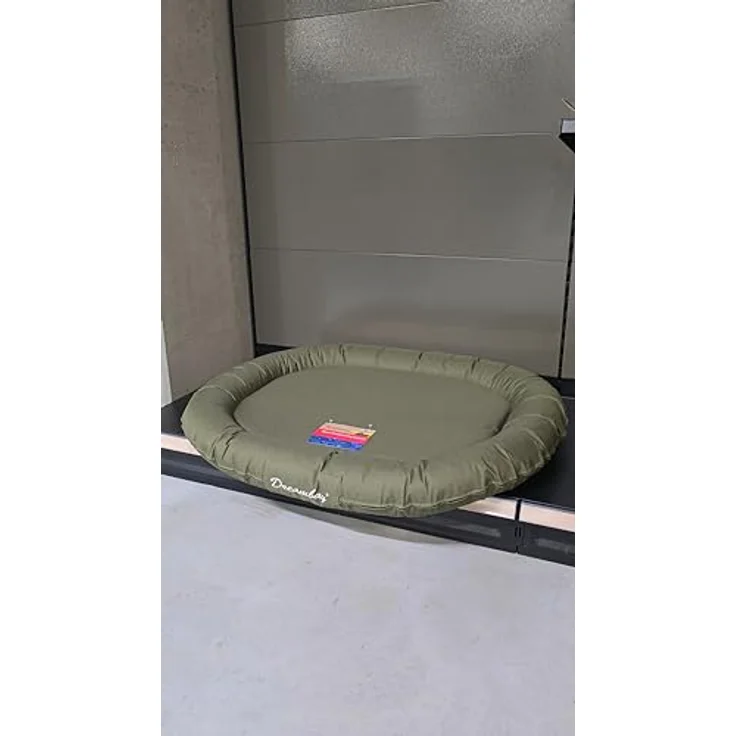 Flamingo Kissen Dreambay® Oval Olivgrün - Wasserabweisend, Waschbar, Nachhaltig – Bild 4