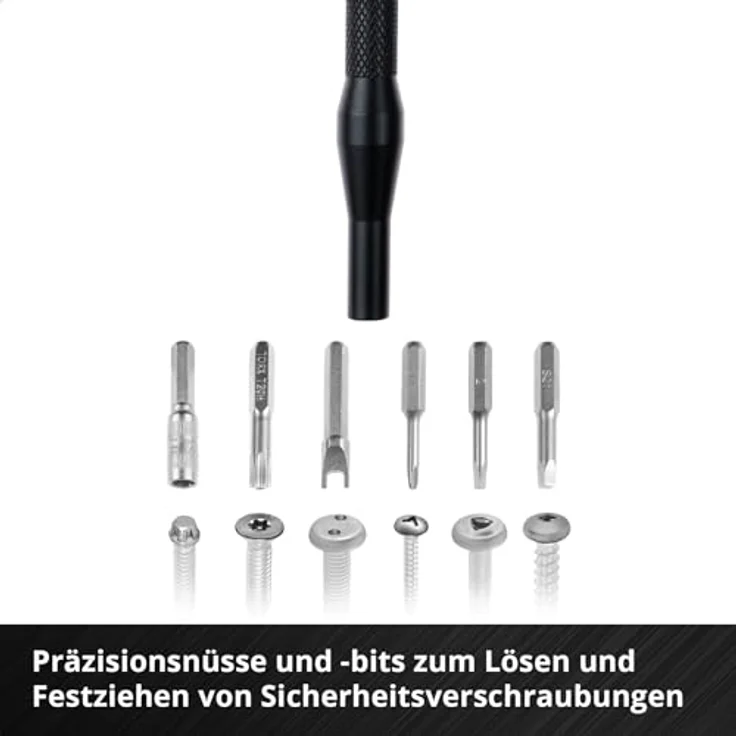 Einhell 84-tlg. Präzisions- und Elektronik-Reparatur-Set mit Schraubendreher-Bithalter, flexibler Wellenverlängerung, Erdungsarmband und Spudger – Bild 4