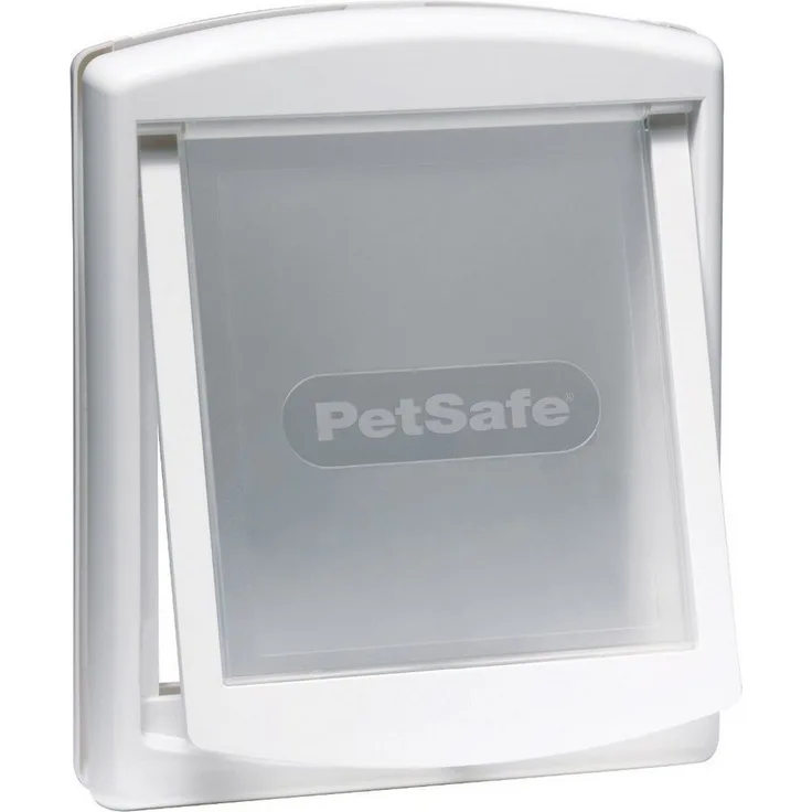 PetSafe K740SGIFD, 2-Wege Haustierklappe für Hunde bis 40 kg, verfügbar in Weiß, Braun und Silber
