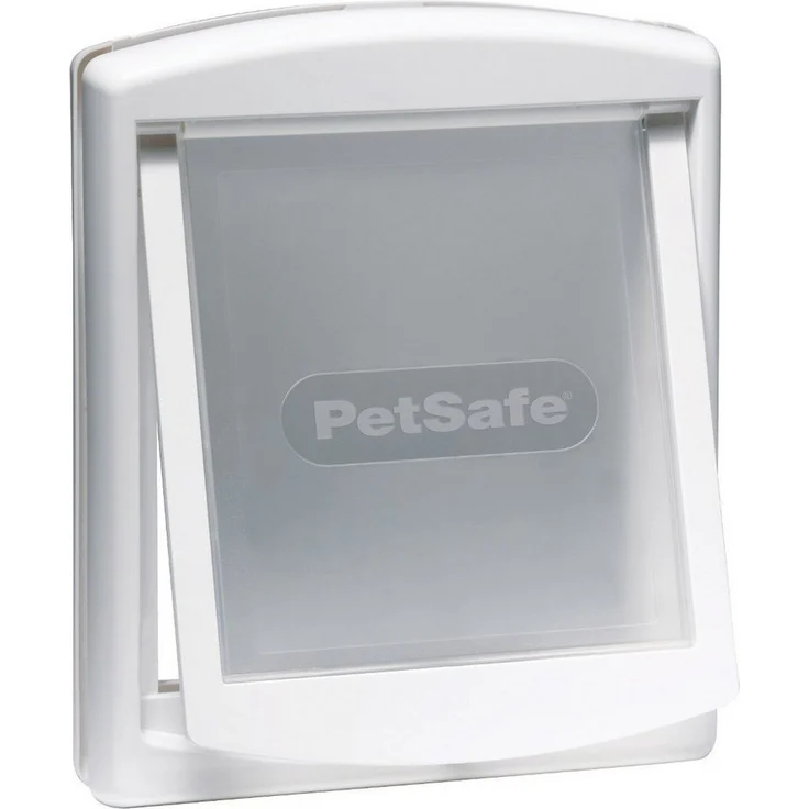 PetSafe K740SGIFD, 2-Wege Haustierklappe für Hunde bis 40 kg, verfügbar in Weiß, Braun und Silber